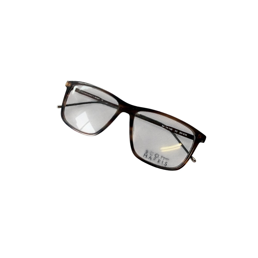Scott Harris Eyeglasses Mens 54-14-140 Brown Tortoise SH-576 Rectangular Frames